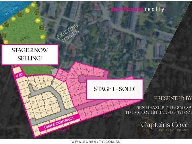 Land for sale in Hindmarsh Island, South Australia