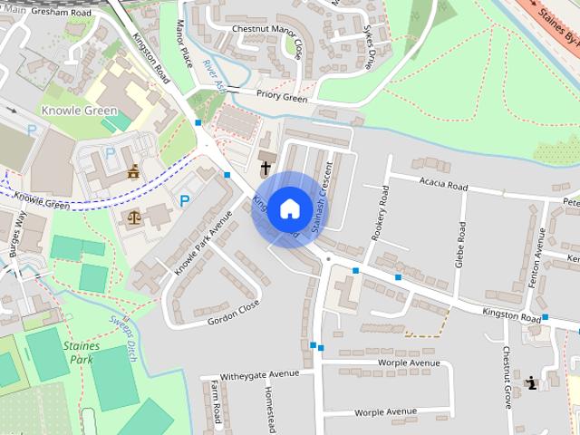 Apartment for rent in Knowle Green, Lower Halliford