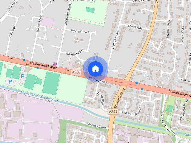 House for rent in Sunbury, Surrey