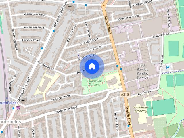 House for rent in Southfields, Greater London