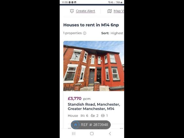 House for rent in Georgia, Greater Manchester