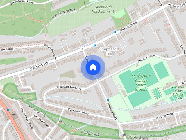 Apartment for rent in Shepherd's Hill, Greater London