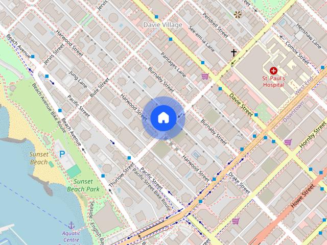 Apartment for rent in Davie Village, Vancouver