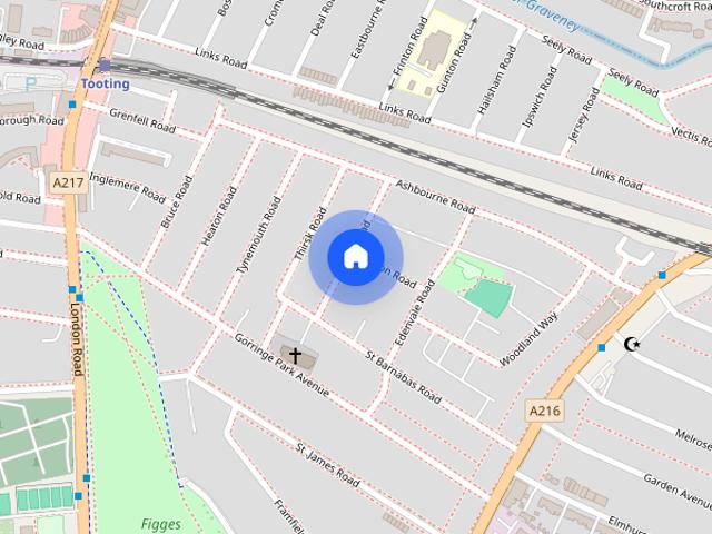 House for rent in London Borough of Merton, Mitcham