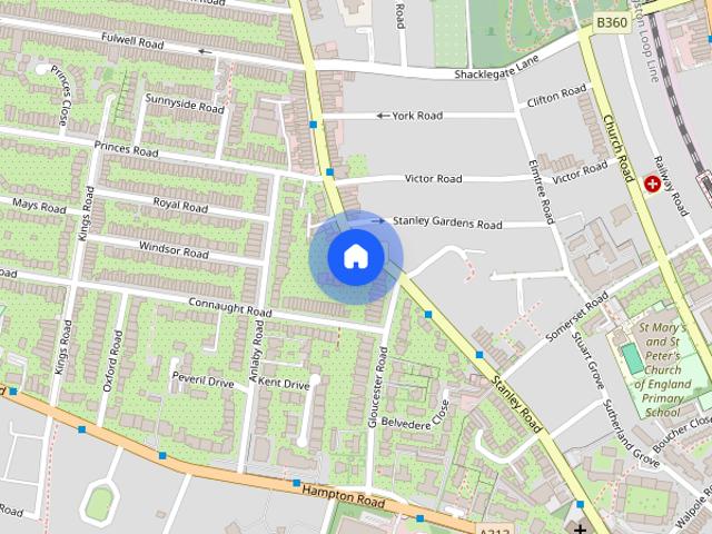 Apartment for rent in Strawberry Hill, Greater London