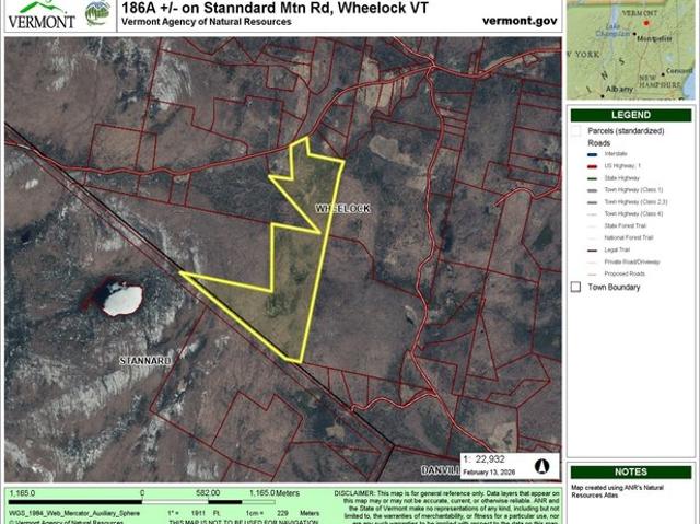 Land for sale in Wheelock, Vermont