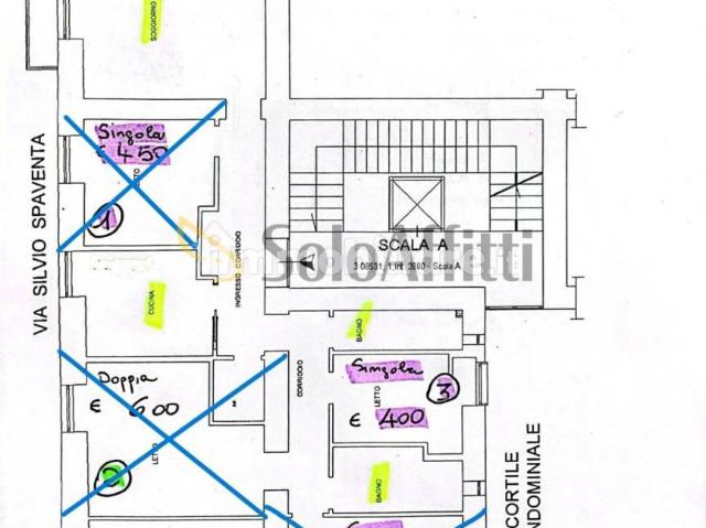 Stanza in affitto a Municipalità 2, Mercato