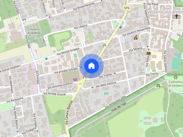 Stanza in affitto a Vedano Al Lambro, Lombardia