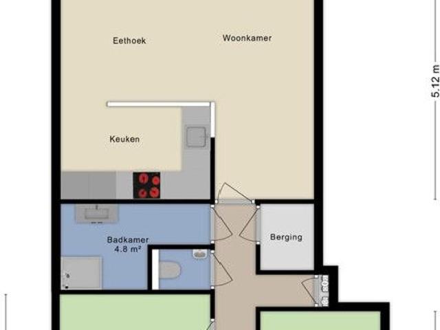 Appartement te huur in Paleiskwartier, 's-hertogenbosch