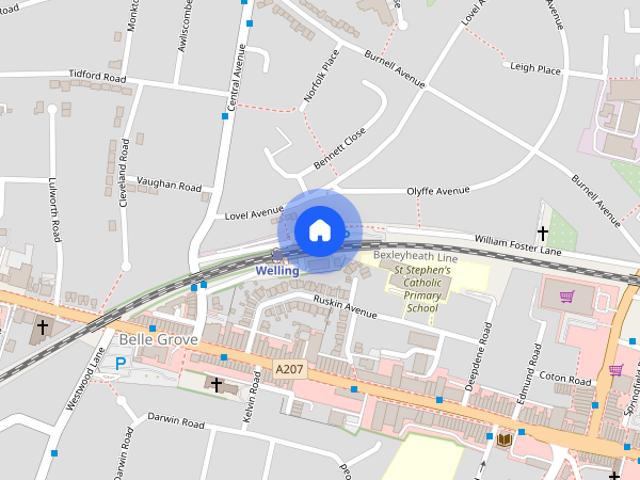 Apartment for rent in East Wickham, Greater London