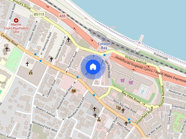 Apartment for rent in Colwyn Bay, Wales