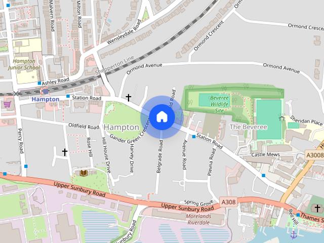 Apartment for rent in Hampton, Greater London