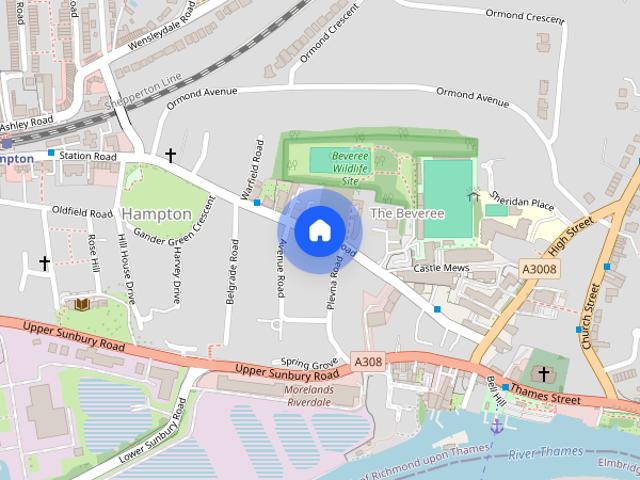 Apartment for rent in Hampton, Greater London