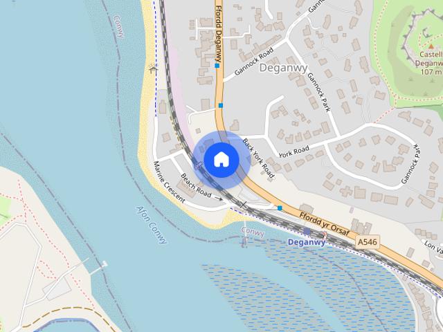 Apartment for rent in Deganwy, Conwy