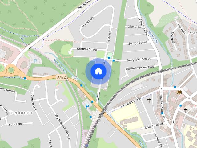 House for rent in Cefn Fforest, Wales