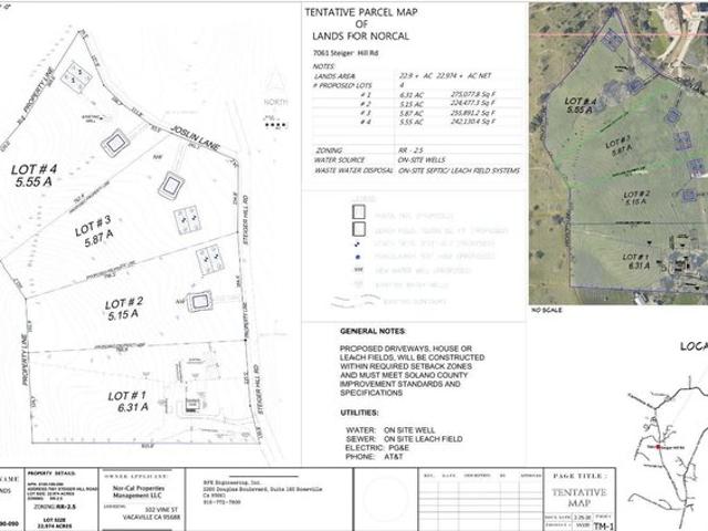 Land for sale in Vacaville, Solano County