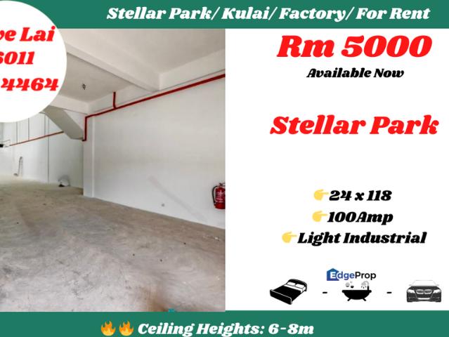 Warehouse for rent in Kulai, Johor