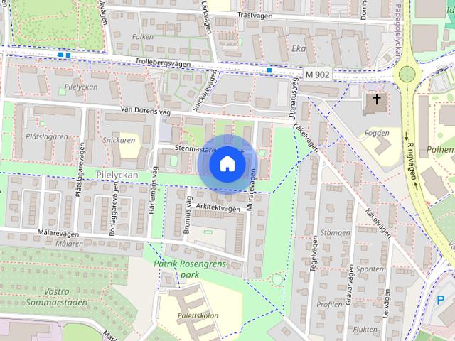 Lägenhet hyra i Väster, Lund