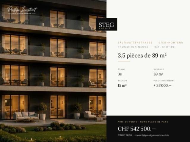 Wohnung kaufen in Steg (VS), Wallis