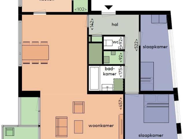 Appartement te huur in Nijmegen, Nijmegen-Centrum