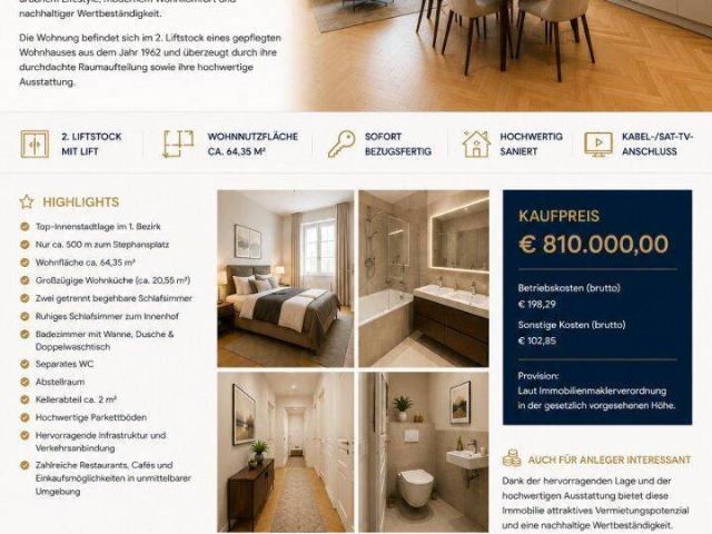 Apartment kaufen in Innere Stadt, Wien