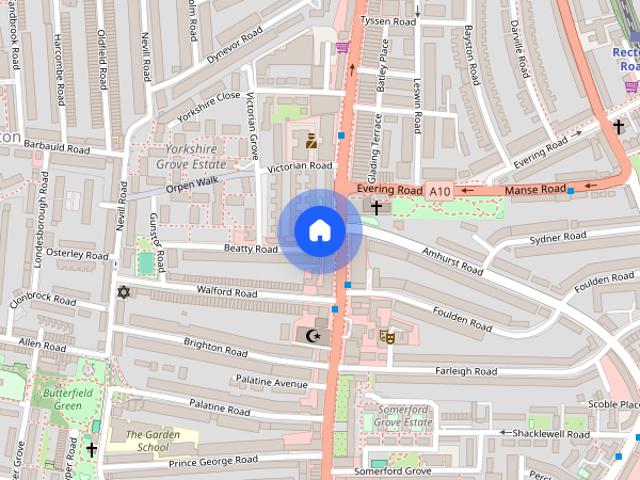 Apartment for rent in Shacklewell, Greater London