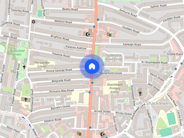 Apartment for rent in Shacklewell, Greater London