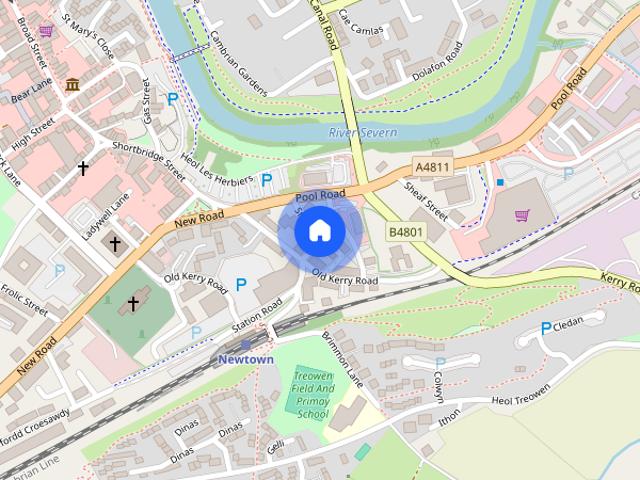 House for rent in Penygloddfa, Newtown