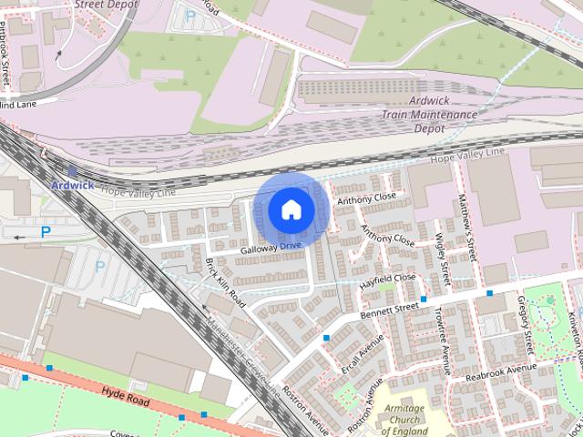 House for rent in Georgia, Greater Manchester