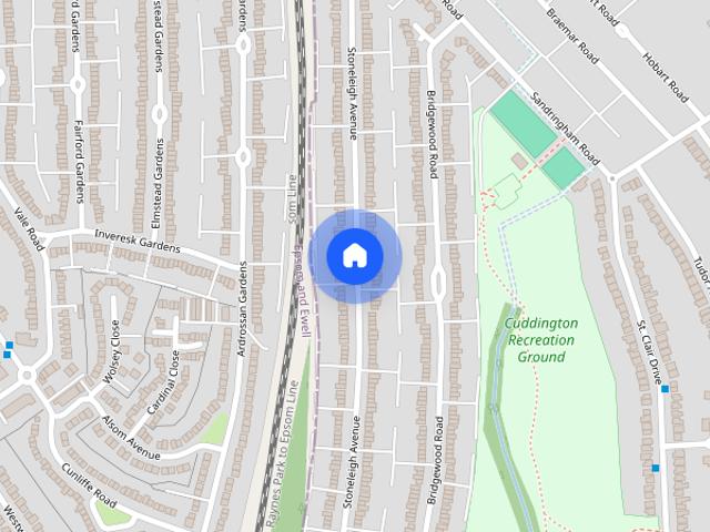 House for rent in Worcester Park, Worcester Park