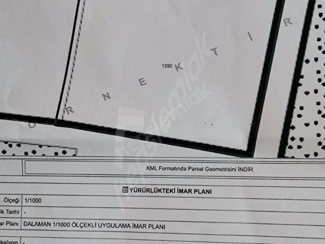 Dalaman, Muğla içerisinde satılık Arsa