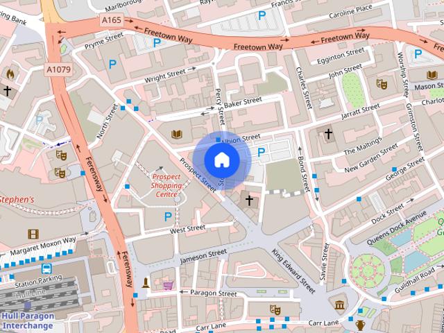 Apartment for rent in Old Town, Hull