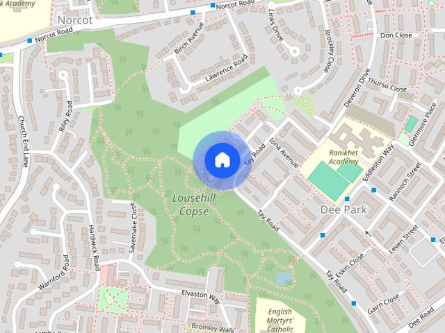 House for rent in Dee Park, Reading