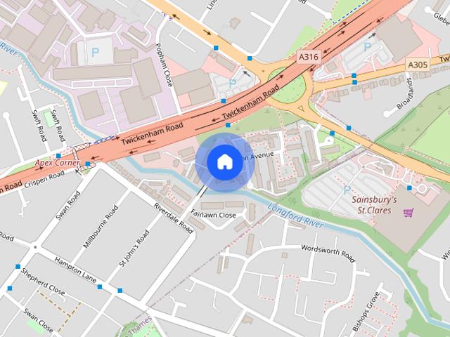 Apartment for rent in London Borough of Hounslow, Hanworth