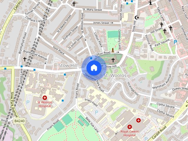 Apartment for rent in Stow Hill, Wales