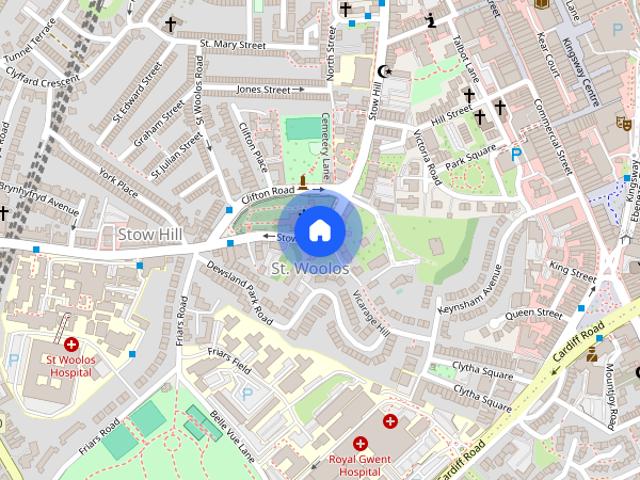 Room for rent in St. Woolos, Newport