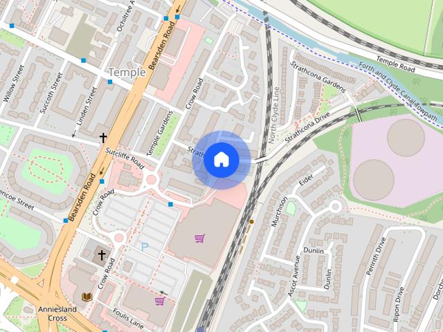 Apartment for rent in Temple, Glasgow