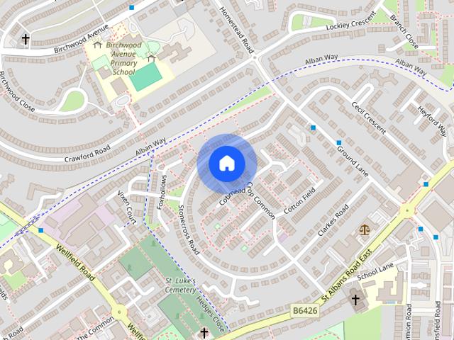 House for rent in Birchwood, Welwyn Hatfield