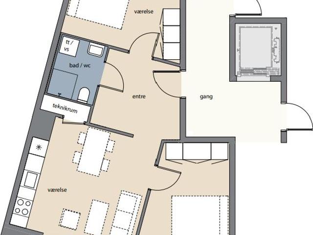 Lejlighed til leje i Aalborg, Brønderslev-Dronninglund