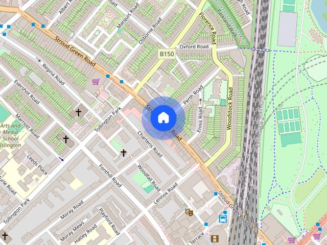 Apartment for rent in Stroud Green, Greater London