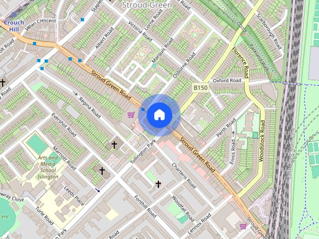 Apartment for rent in Stroud Green, Greater London