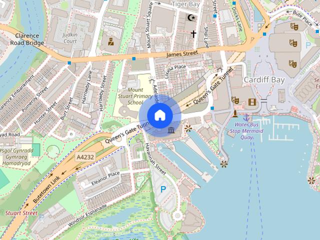 Apartment for rent in Cardiff Bay, Falcon Lodge