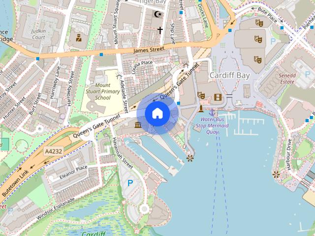 Apartment for rent in Cardiff Bay, Falcon Lodge