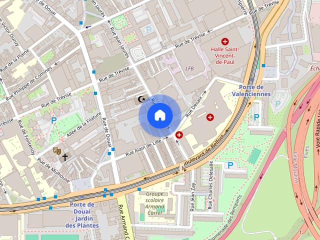 Studio location à Lille