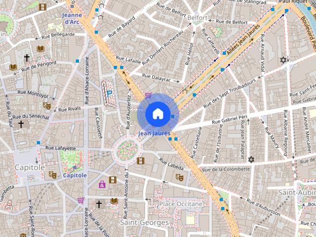 Studio location à Toulouse