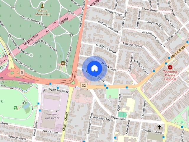 Apartment for rent in Toowong, Greater Brisbane