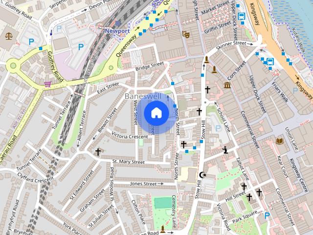 Room for rent in Stow Hill, Wales