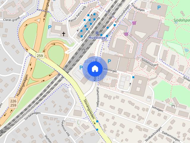 Rum hyra i Huddinge, Stockholm