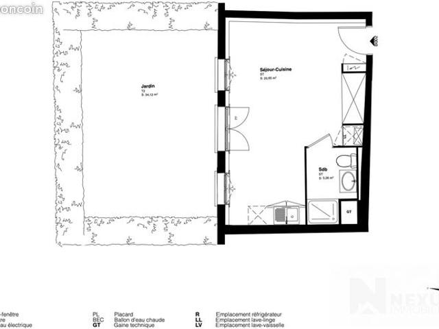 Appartement vente à Rouen, Le Houlme