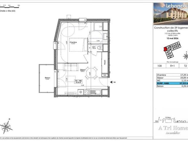 Appartement vente à Caen